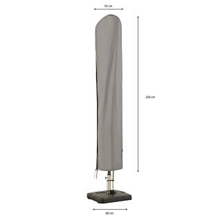 Schutzhülle L 250 cm grau