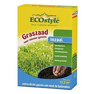 Grassamen inzaai 250 gram - ECOSTYLE