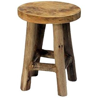 Hocker Teak natur Ø 20 cm