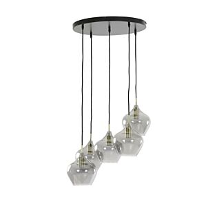 LIGHT & LIVING H&auml;ngelampe 5l rakel d61h66cm bronze