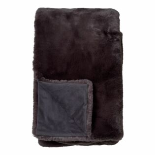 Soft Plaid Zinzi L 140 cm Raven - Dutch Decor