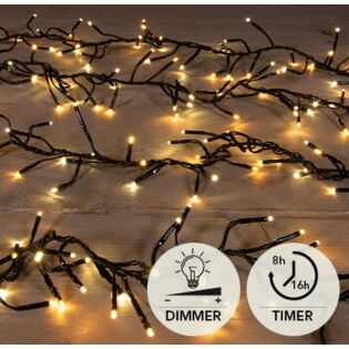 Weihnachtsbeleuchtungsbaumgruppe 960 LED warmwei&szlig; 12,5 Meter - Anna's Collection