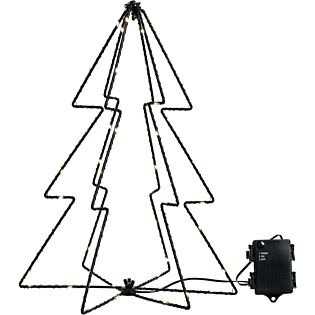 Baum mit Beleuchtung 80LED schwarz 45 cm