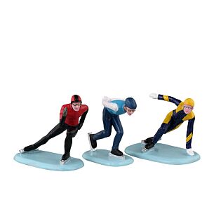 Lemax Speed Skaters, Set mit 3