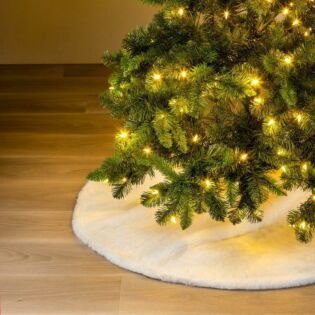 Christbaumschürze Yuki weiß Ø 115 cm
