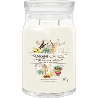 Sweet Vanilla Horchata Signature Large Jar - Yankee Candle