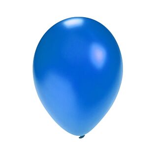 Ballons metallic blau 12 cm 100st.