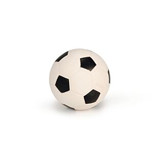 Fußball latex schwarz/weiß groß