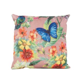 Outdoor kissen schmetterling altrosa 45 x 45 cm