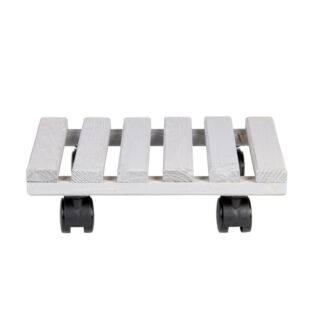 Trolley grau quadratisch outdoor 28,5 cm