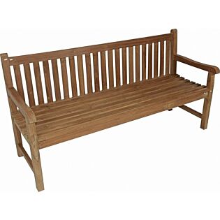 Gartenbank 3-sitzig teak 180 cm - Lesli Living