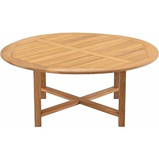 Tisch teak rund &Oslash; 180 cm - Lesli Living
