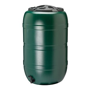 Regenfass 210 l Kunststoff Grün H97xØ57cm