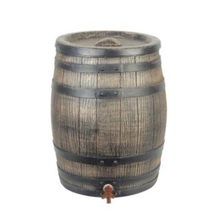 Regenfass Holz-Look 50 l H49,5xØ38cm