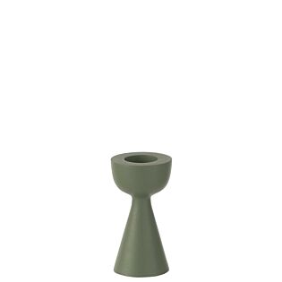 Kerzenständer Kegel grün 13 cm