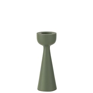 Kerzenständer Kegel grün 21 cm