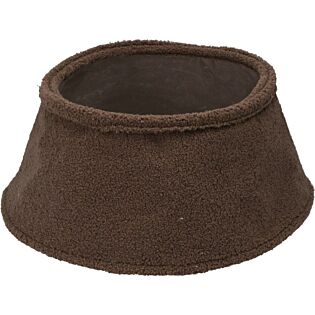 Weihnachtsbaumrock teddy braun 60 cm