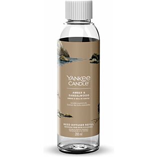 Duftstäbchen refill Amber & Sandalwood Signature Reed Diffuser - Yankee Candle