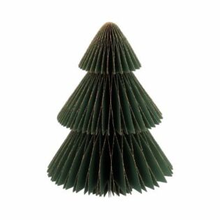Weihnachtsbaum point Honeycomb Papier grün 150 cm - HBX