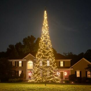 Fahnenmast-Weihnachtsbaum Oct 1500 LED 8 Meter - Fairybell