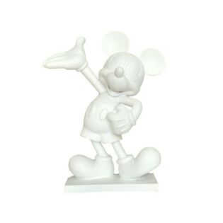 Gartenskulptur Mickey Mouse weiß 47 cm - Disney