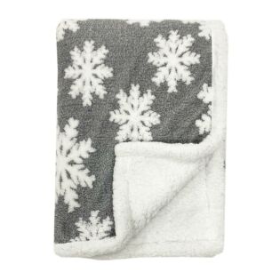Plaid Schneewittchen grau 140x180 cm