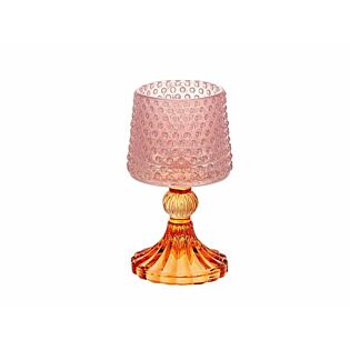 Teelichthalter Clary rosa Ø 8,3 cm - HBX