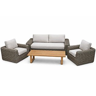 Lounge-Set Brazil Mexican Sand naturfarben 4-teilig