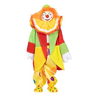 Clownpuppe mit Hut multi 30 cm 
