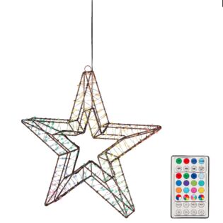 Micro-LED-Tanzlichter, 250 LEDs, Farbwechsel, &Oslash; 57 cm &ndash; Lumineo