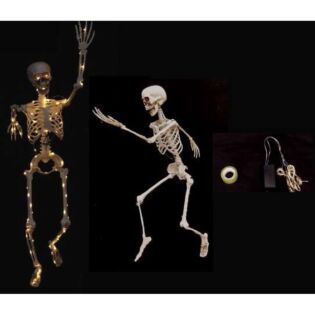 Halloween Skelett LED 100cm
