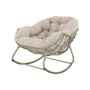 Schaukelstuhl Cozy beige - Lesli Living