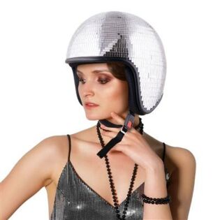 Helm mit Spiegelpl&auml;ttchen