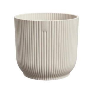 Blumentopf Vibes Fold rund mini leinenwei&szlig; - Elho