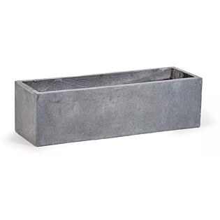 Blumentopf Clayfibre Balconybox Str AuthGrey - Mega Collections
