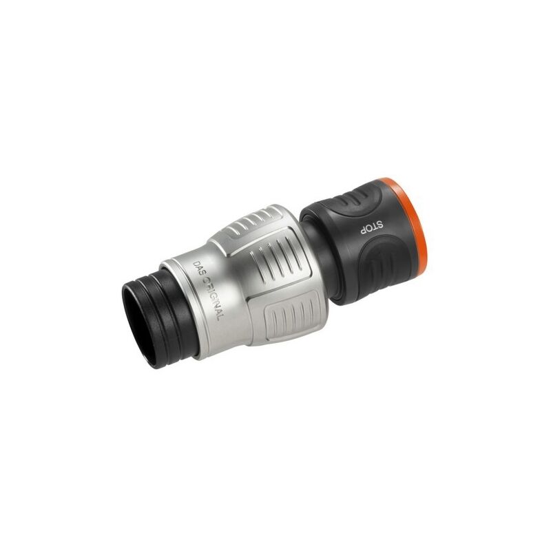 Raccordo Rapido Premium Con Arresto Acqua 3/4" – Connettore Per Tubo Da Giardino In ABS E Acciaio Inox