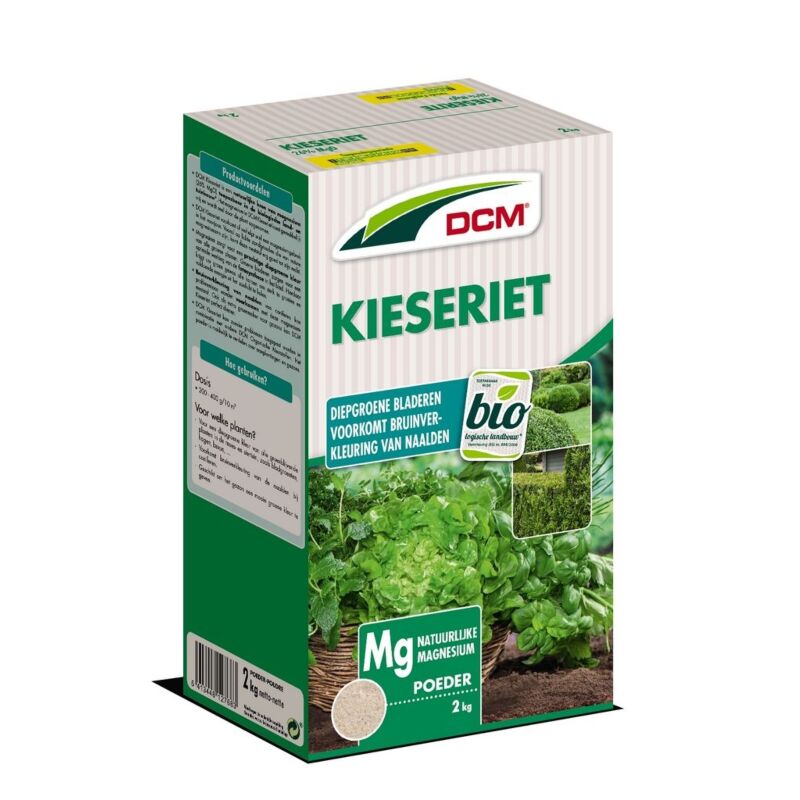 Kieserit 2kg – DCM Düngemittel Für Starken Magnesium-Mangel, Wasserlöslich, Für Pflanzen & Rasen