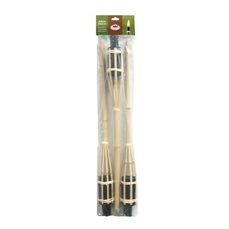 Fackel Bambus S set von 3