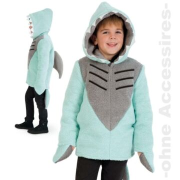 Hai Sharky 1-teilig mit Kapuze + Handwärmern Hai Sharky 1-teilig mit Kapuze + Handwärmern