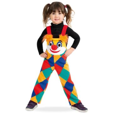 Latzhose Clown 1-teilig