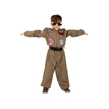 Pilotenoverall braun