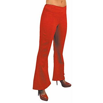 Hippie Hose rot hohe taille