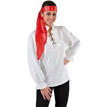 Bluse Pirat weiß