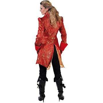 Marquis Jacke Brokat rot