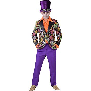 Jacke Mexican skull schwarz