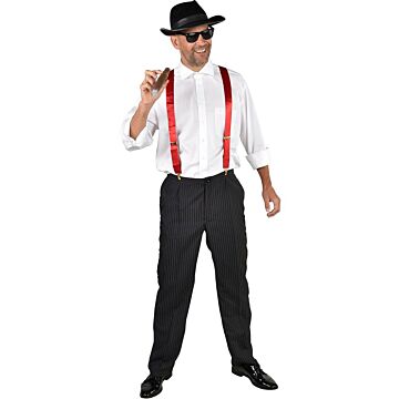 Hose schwarz mit Streifen
