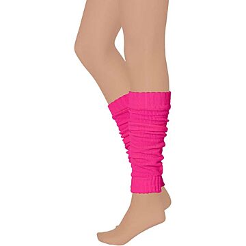 Beinwärmer Karneval fluoreszierend rosa - Apollo