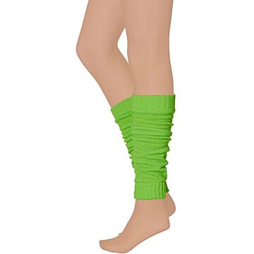 Beinwärmer Karneval fluoreszierend grün - Apollo