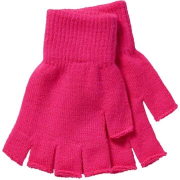 Fingerlose Faschingshandschuhe fluoreszierendes Pink - Apollo