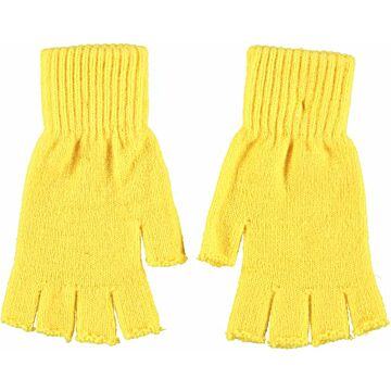 Fingerlose Faschingshandschuhe gelb - Apollo